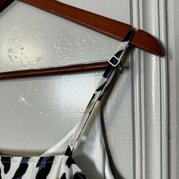 NWT She‎ + Sky Tiered Ruffle Animal Print Spaghetti Strap Sundress Slip Dress M - Picture 10 of 11